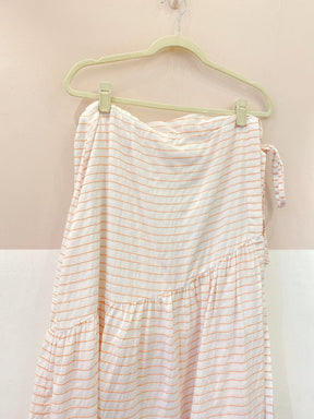 Saia midi envelope listrada Peepou GG