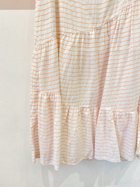 Saia midi envelope listrada Peepou GG