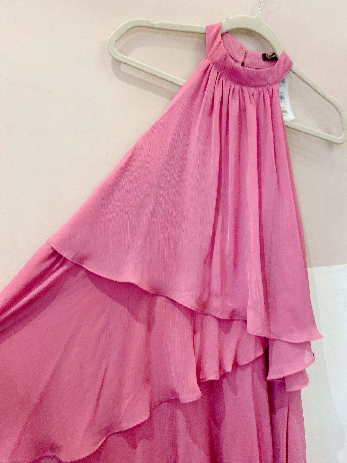 Vestido rosa camadas Renner P