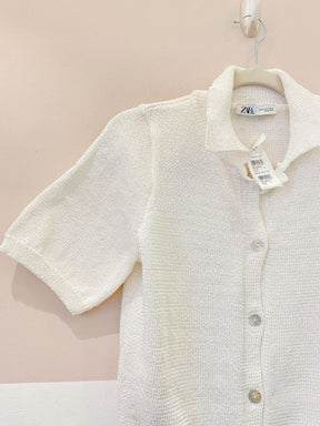 Camisa tricot off Zara M