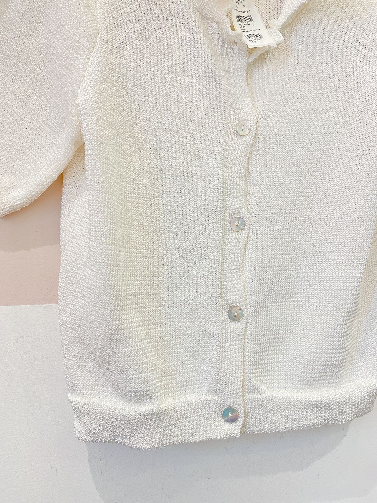 Camisa tricot off Zara M