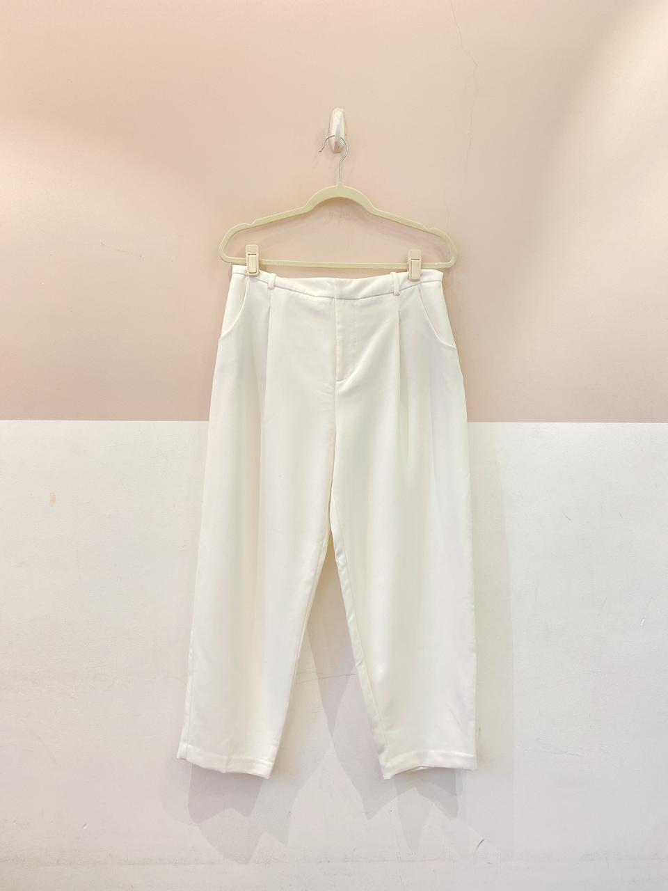 Calça social branca Zara M