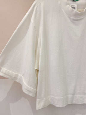 Blusa ampla branca curta Farm G