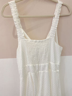 Vestido midi off textura Lizie M