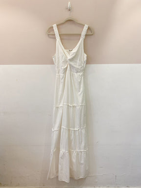 Vestido midi off textura Lizie M