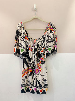 Vestido curto estampado Farm P