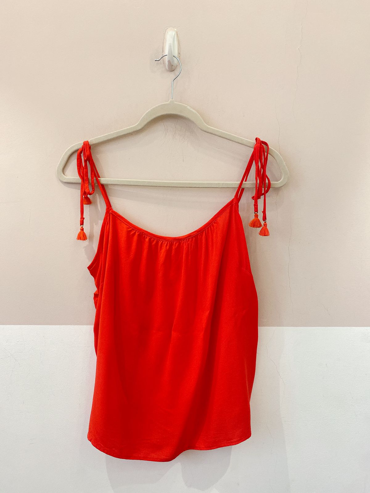 Blusa vermelha alcinha Cantão M