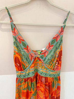 Vestido midi floral Farm P