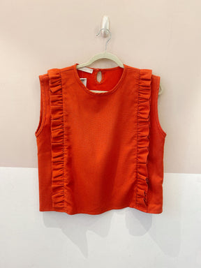 Blusa terracota babados Missinclof M