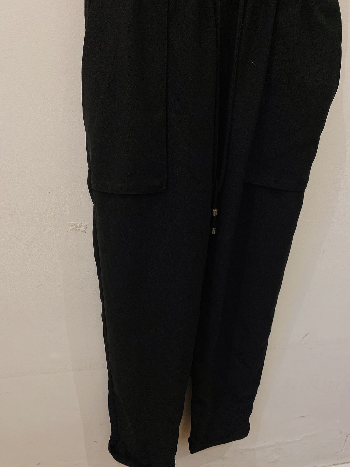 Macacão preto liso Amaro 42