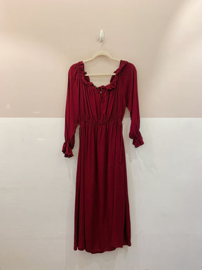 Vestido midi vinho Amaro M