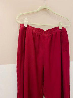Calça vinho cós elástico Amaro 40