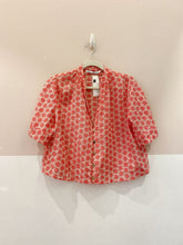 Blusa laise rosa flores Zara M