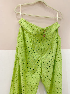 Calça verde laise Farm G