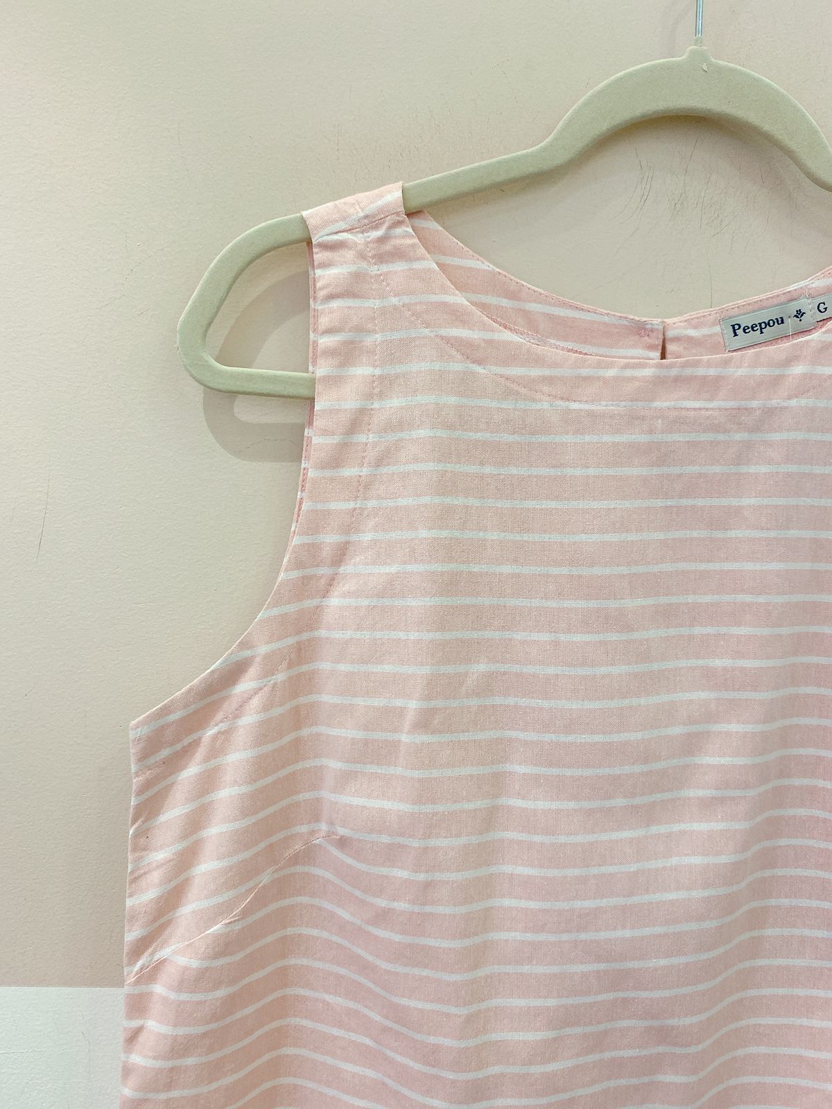 Blusa listrada rosa Peepou G