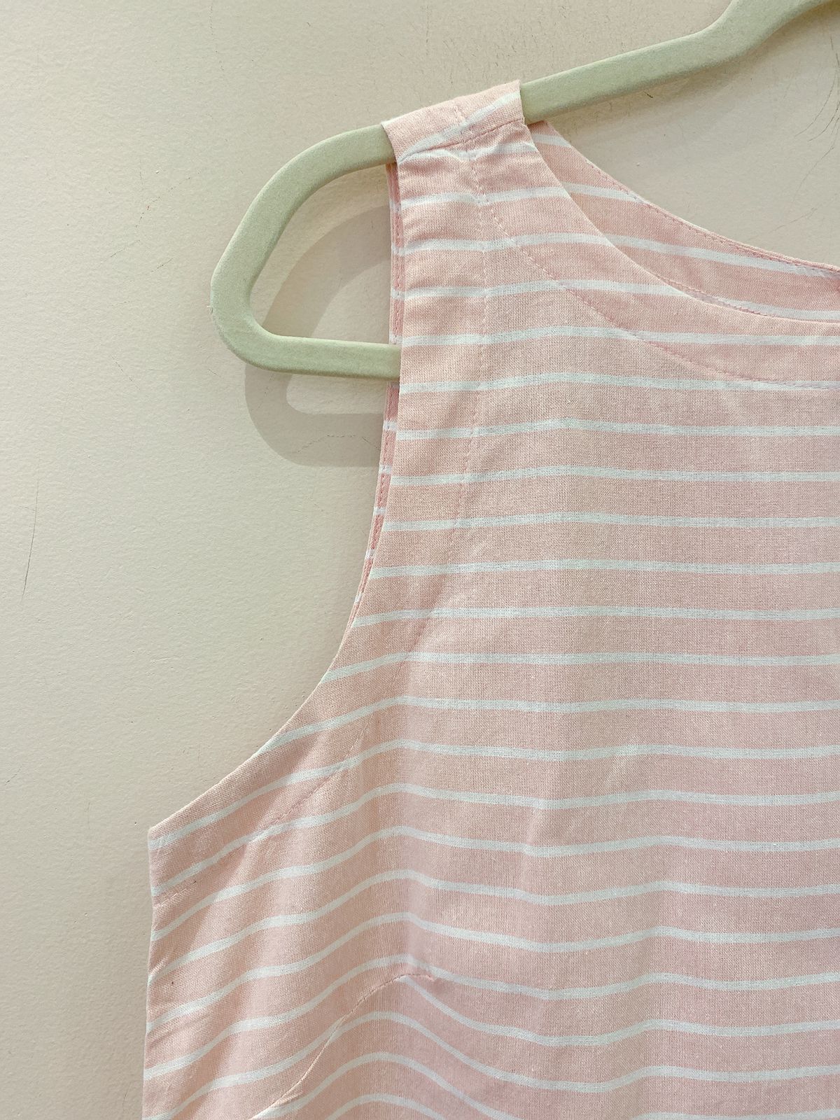 Blusa listrada rosa Peepou G