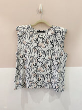 Blusa ombreiras estampada Andrea Marques 42