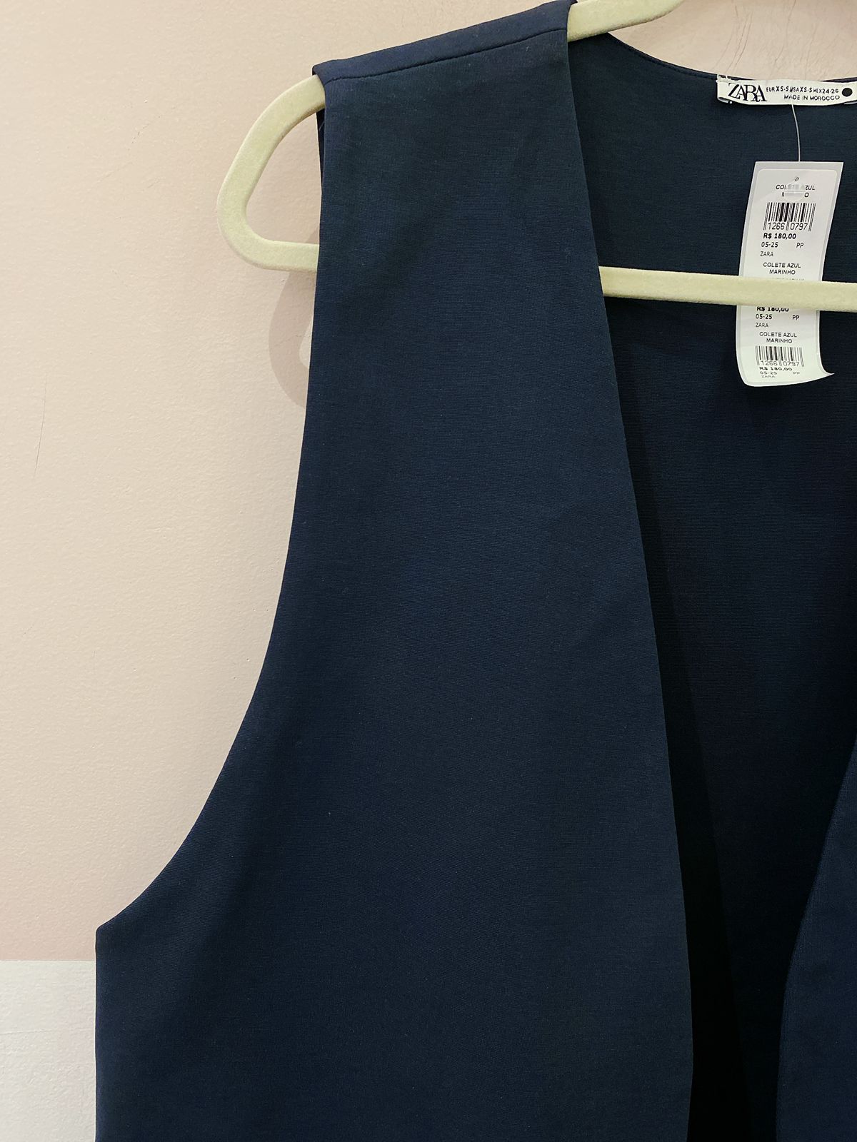 Colete azul marinho Zara PP