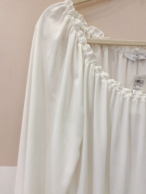 Camisa branca manga Ateen 38