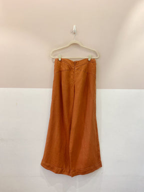 Pantalona terracota linho Anpô G