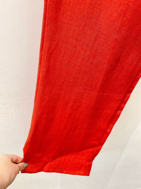 Calça vermelha linho Anpô G