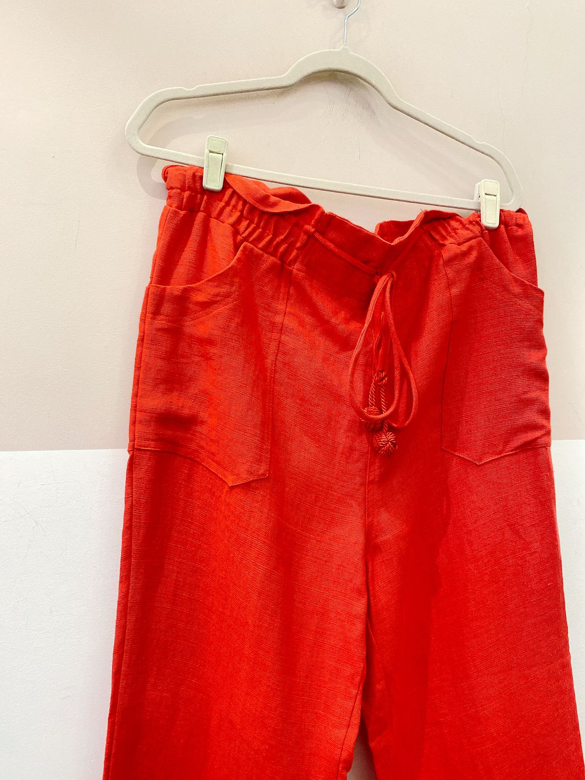 Calça vermelha linho Anpô G