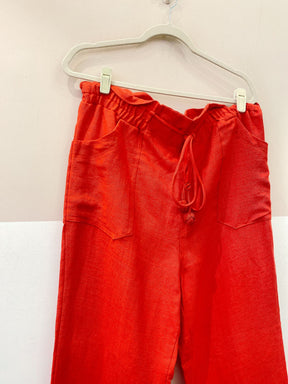 Calça vermelha linho Anpô G