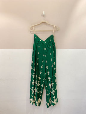 Calça verde peixinhos Farm GG