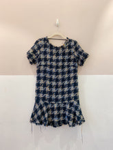 Vestido curto xadrez tweed Animale P