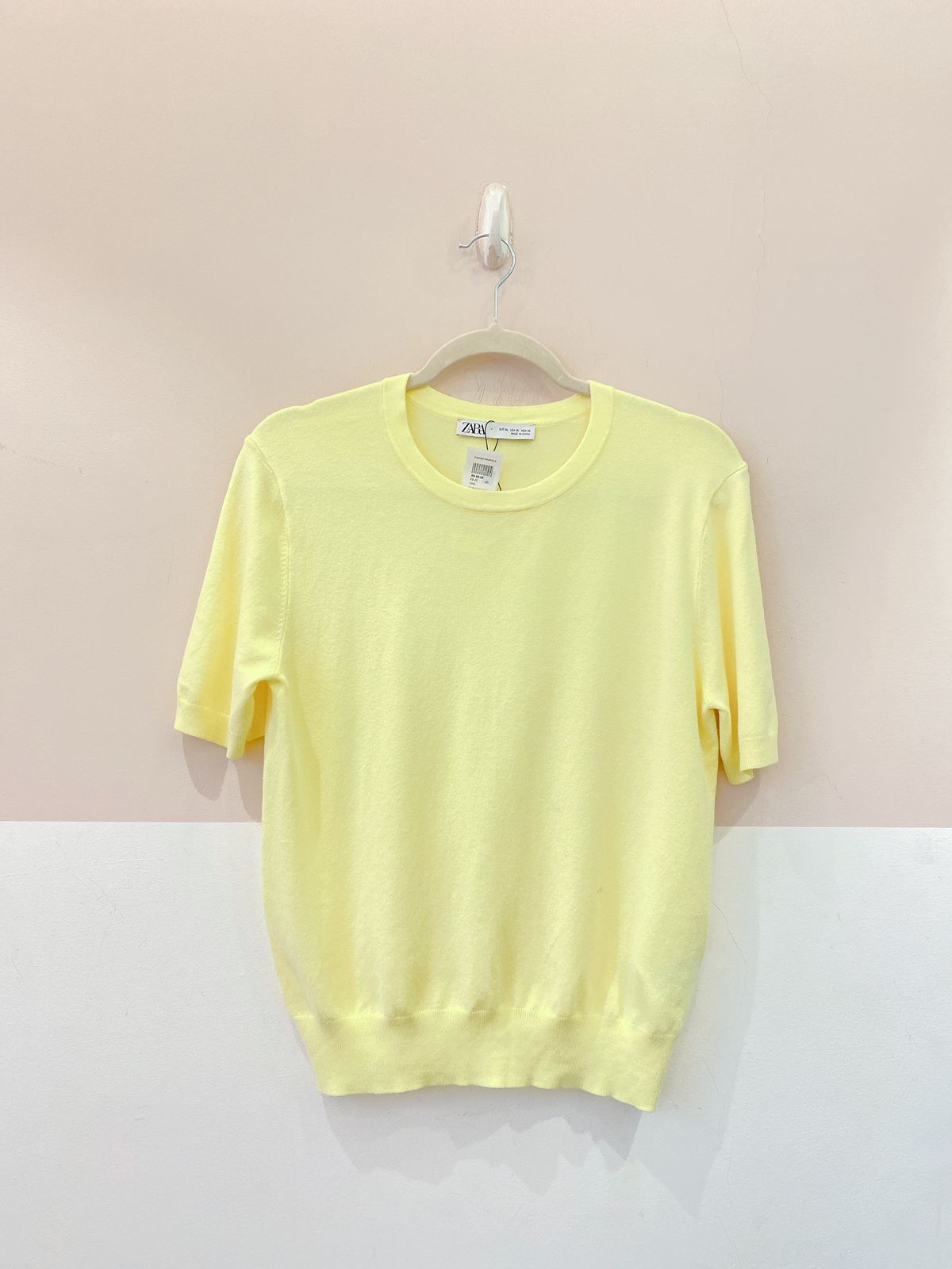 Camisa amarela Zara GG