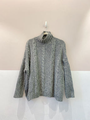 Tricot gola cinza Zara M