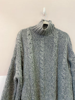 Tricot gola cinza Zara M