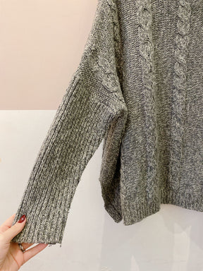 Tricot gola cinza Zara M