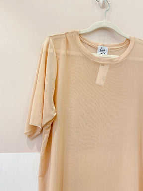 Blusa tule bege Bazis P