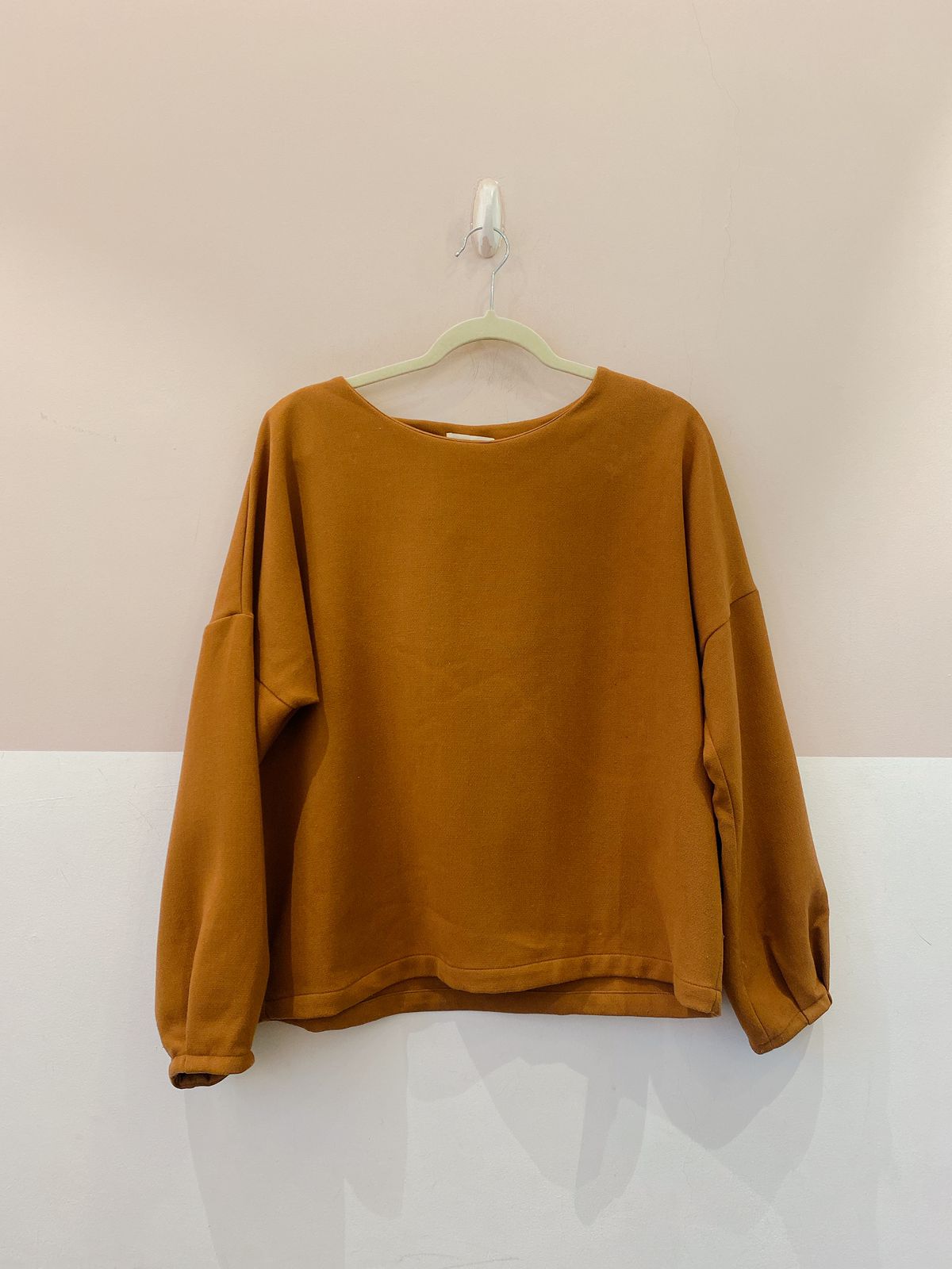 Blusa marrom moletom Gaya P