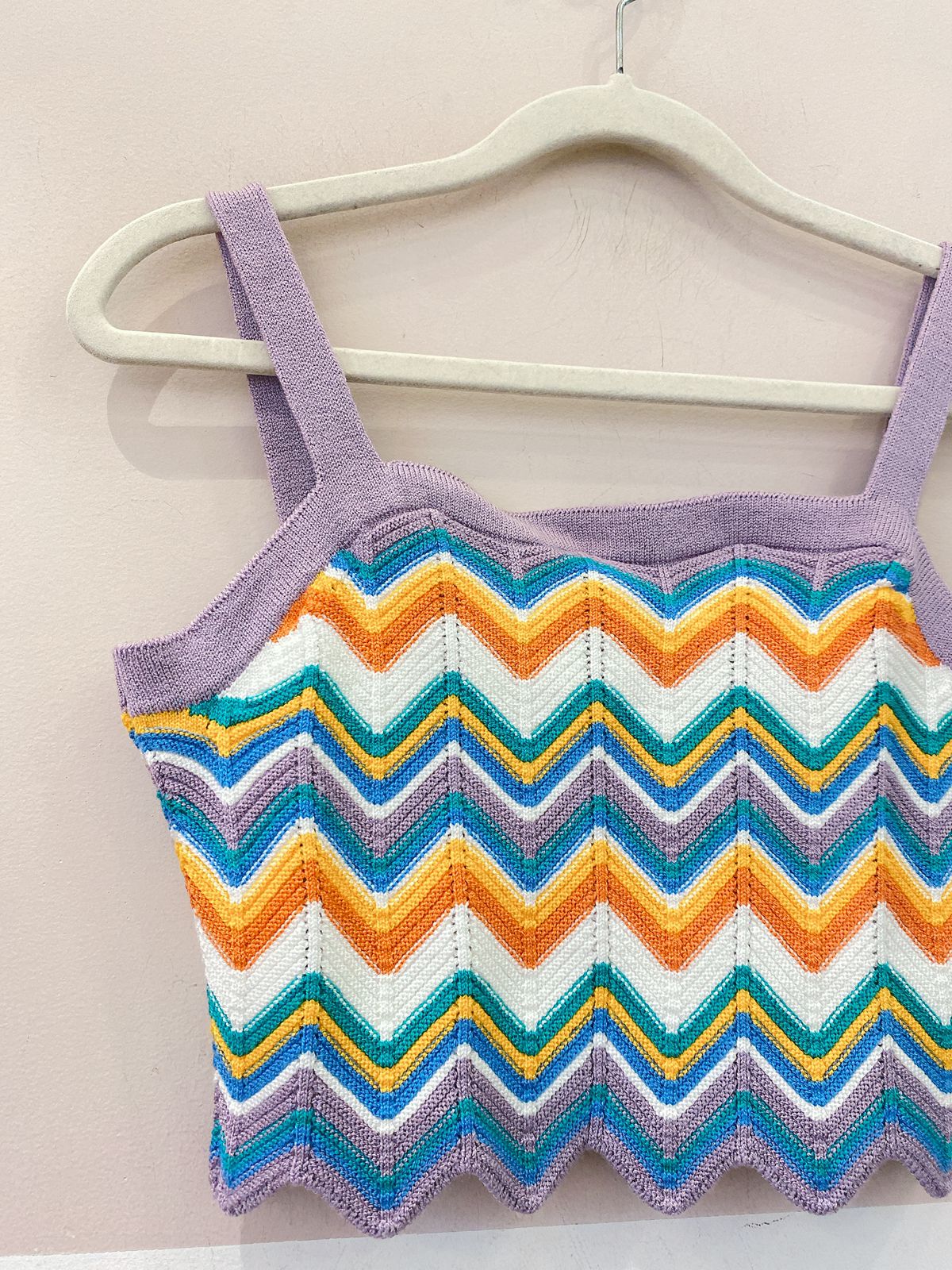 Cropped tricot colorido Dress To P