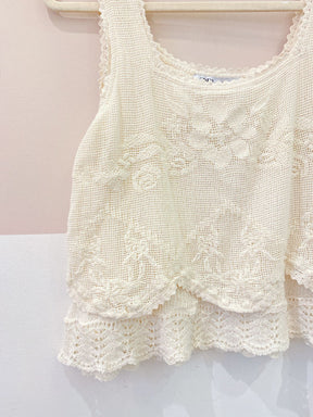 Blusa off renda Zara P