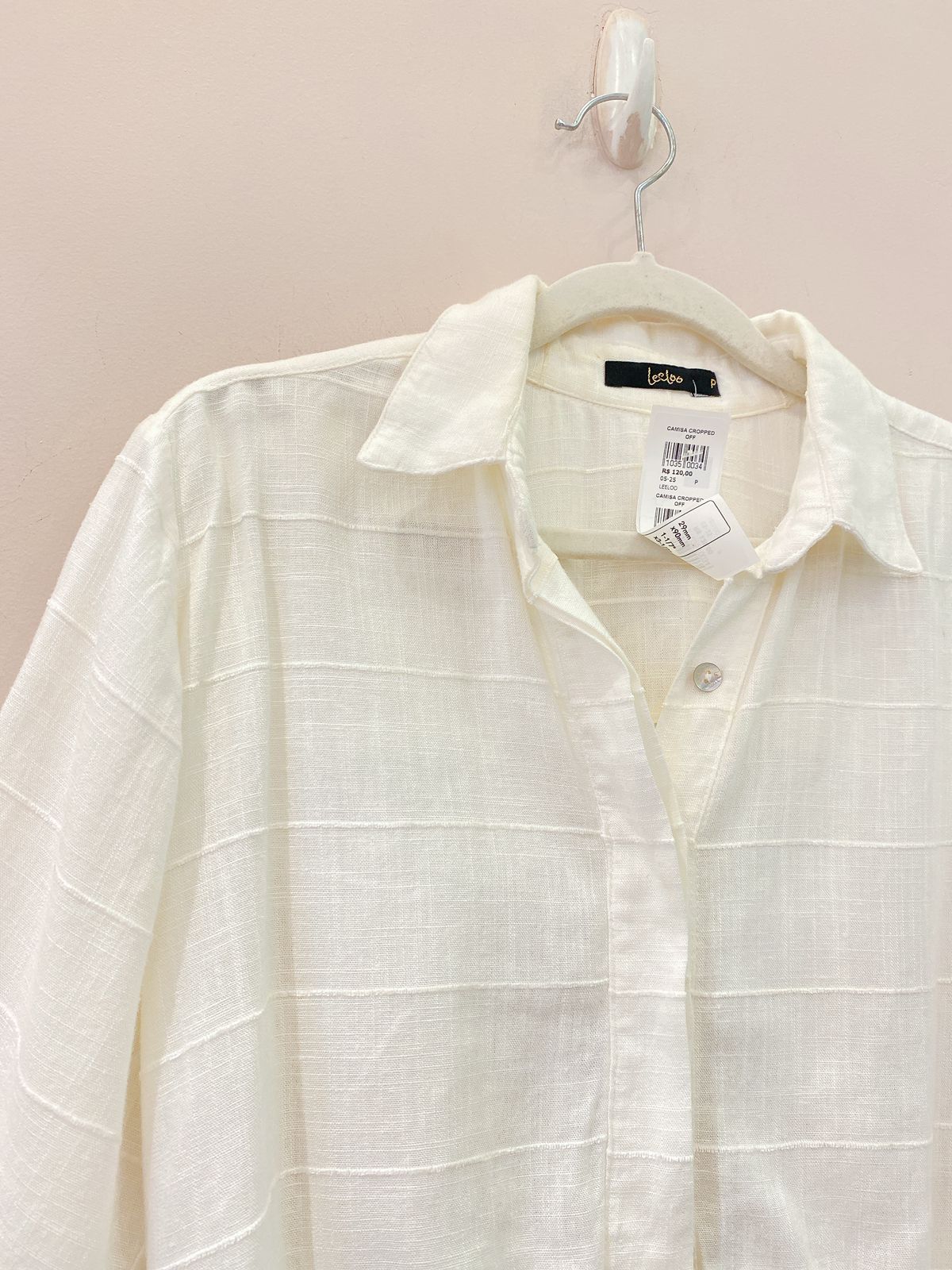 Camisa cropped off Leeloo P