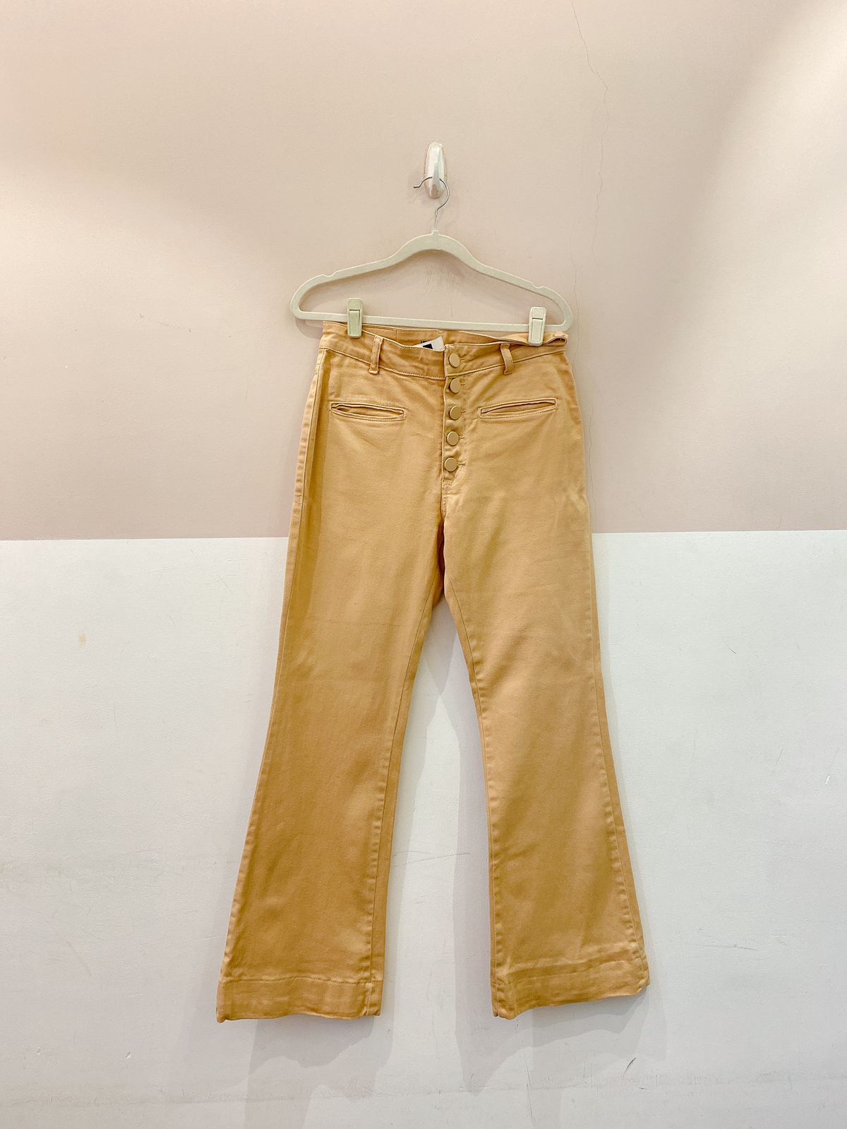 Calça bege sarja Maria Filó 38