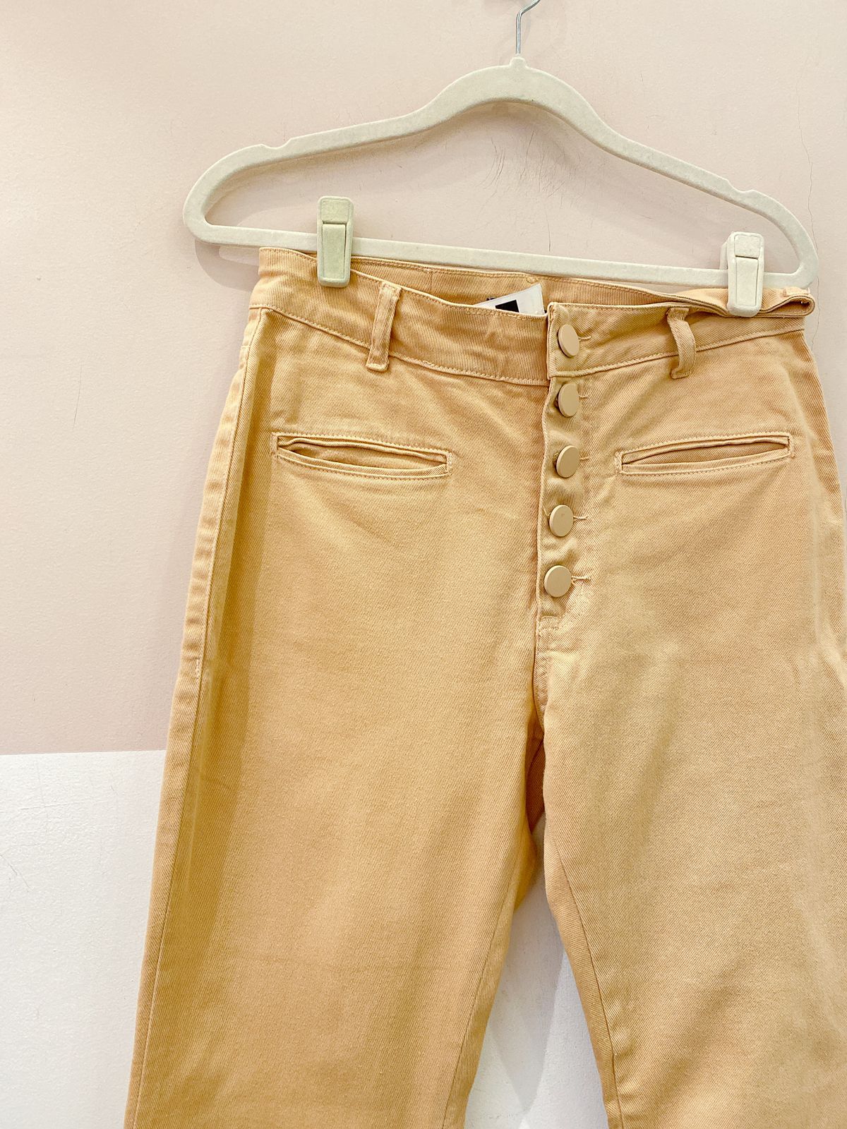 Calça bege sarja Maria Filó 38