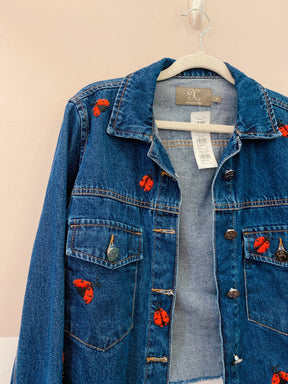 Jaqueta jeans bordada Fernanda Chies M