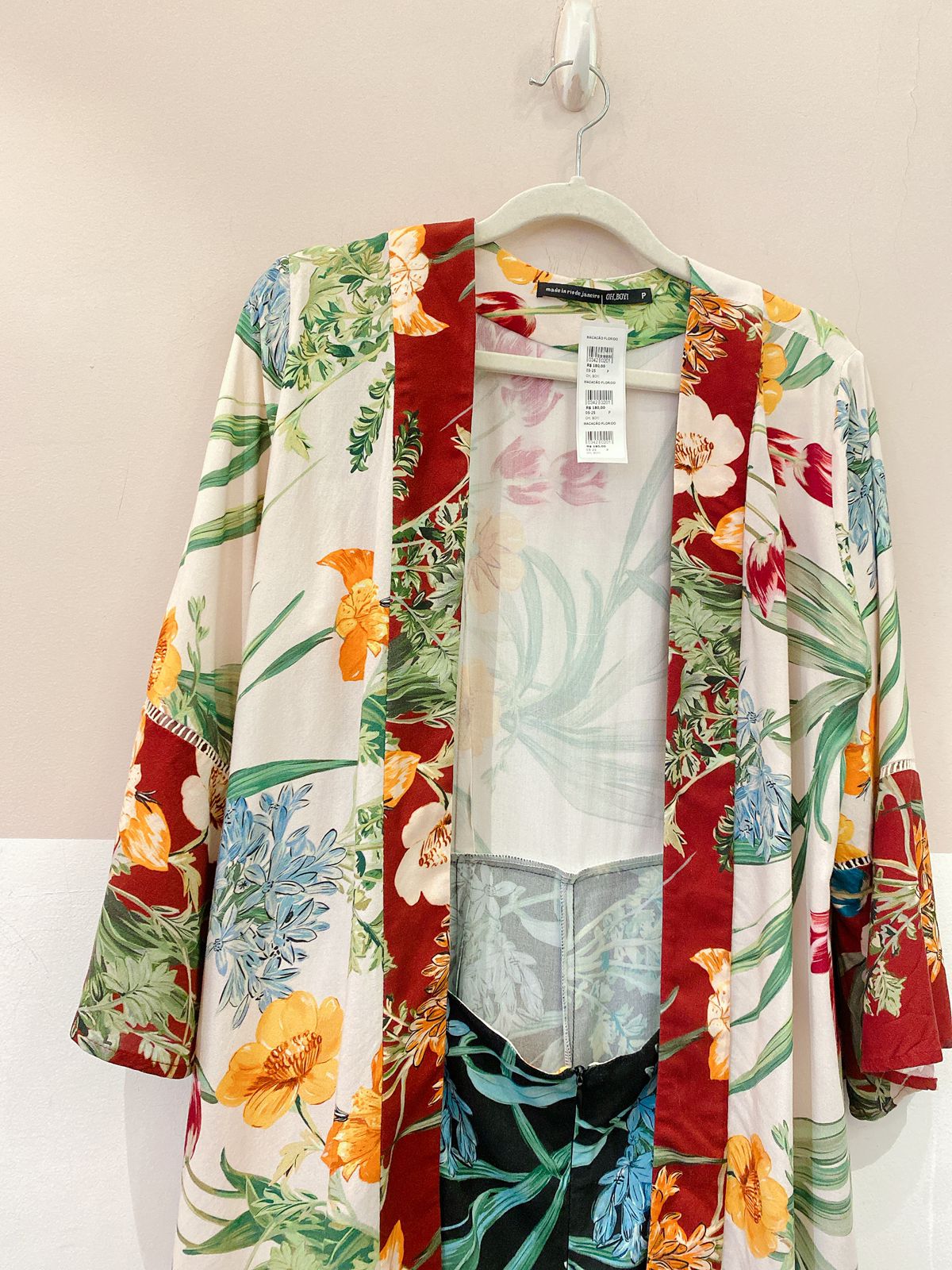 Macacão florido Oh, Boy! P