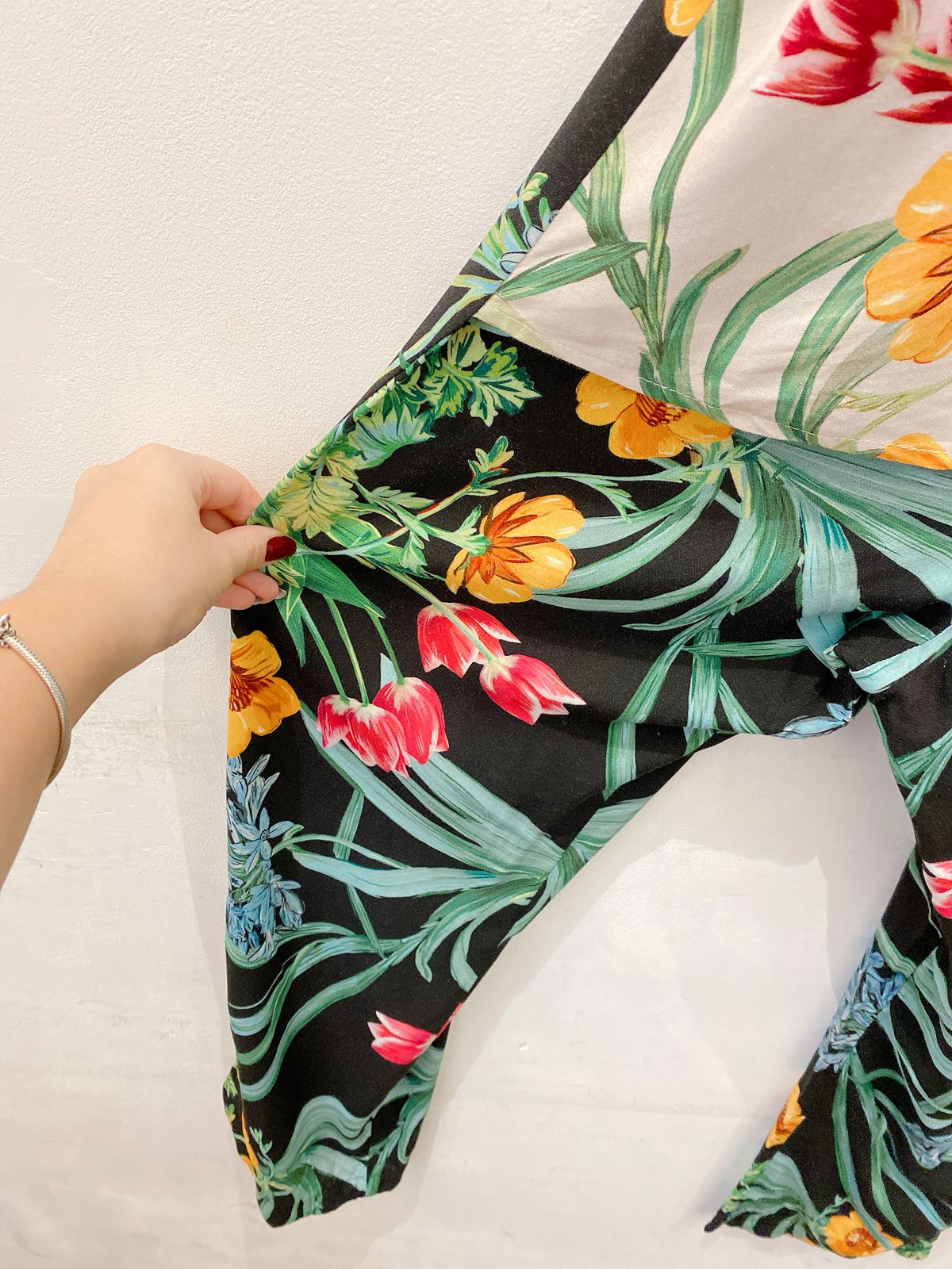 Macacão florido Oh, Boy! P