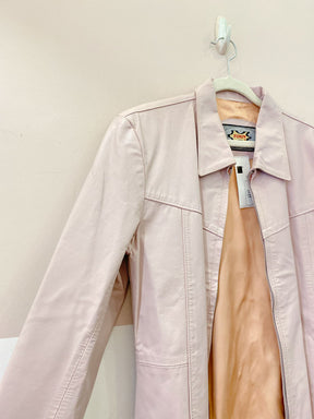 Jaqueta couro rosa Tonin M