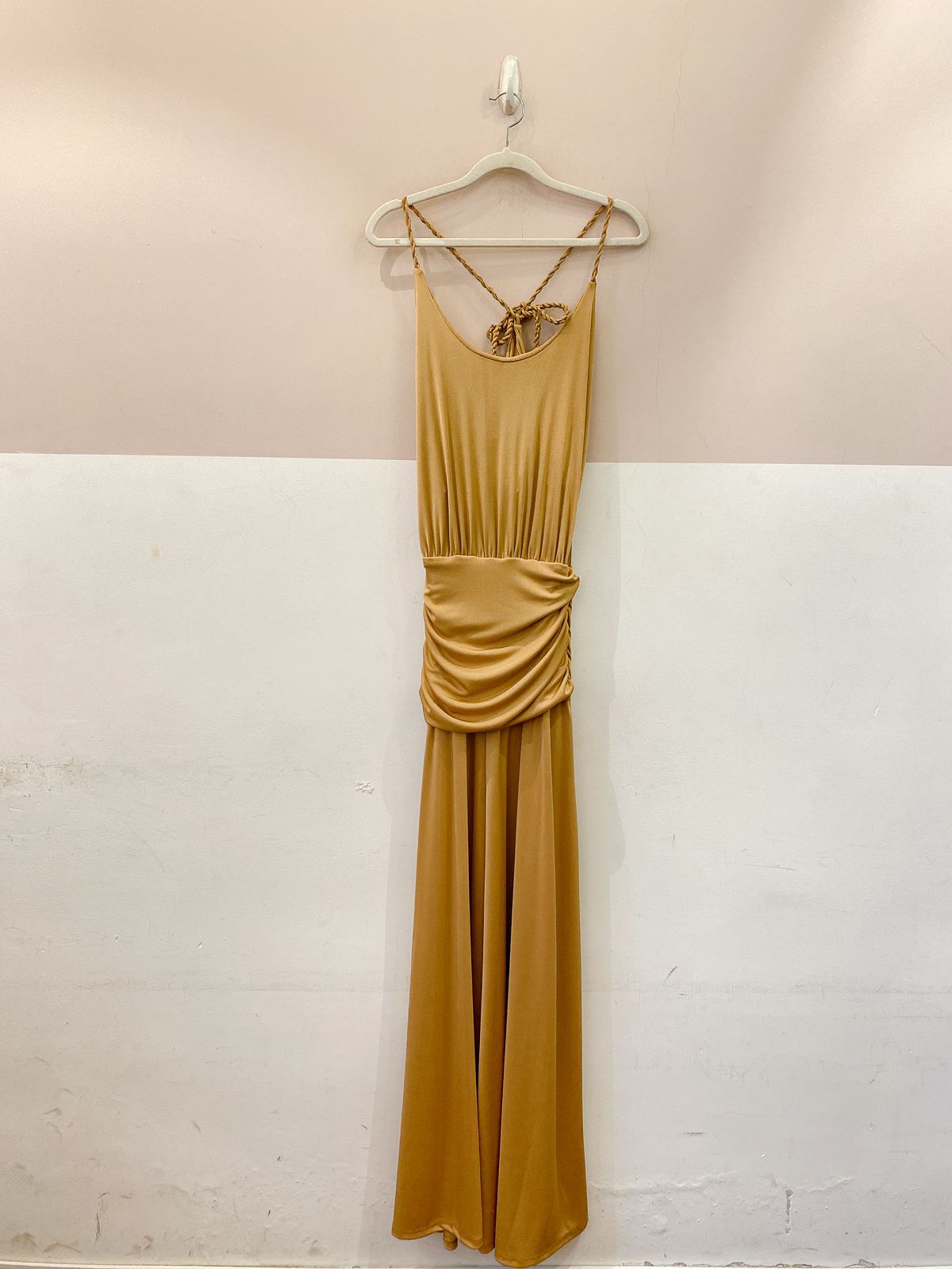 Vestido longo dourado Dress To M