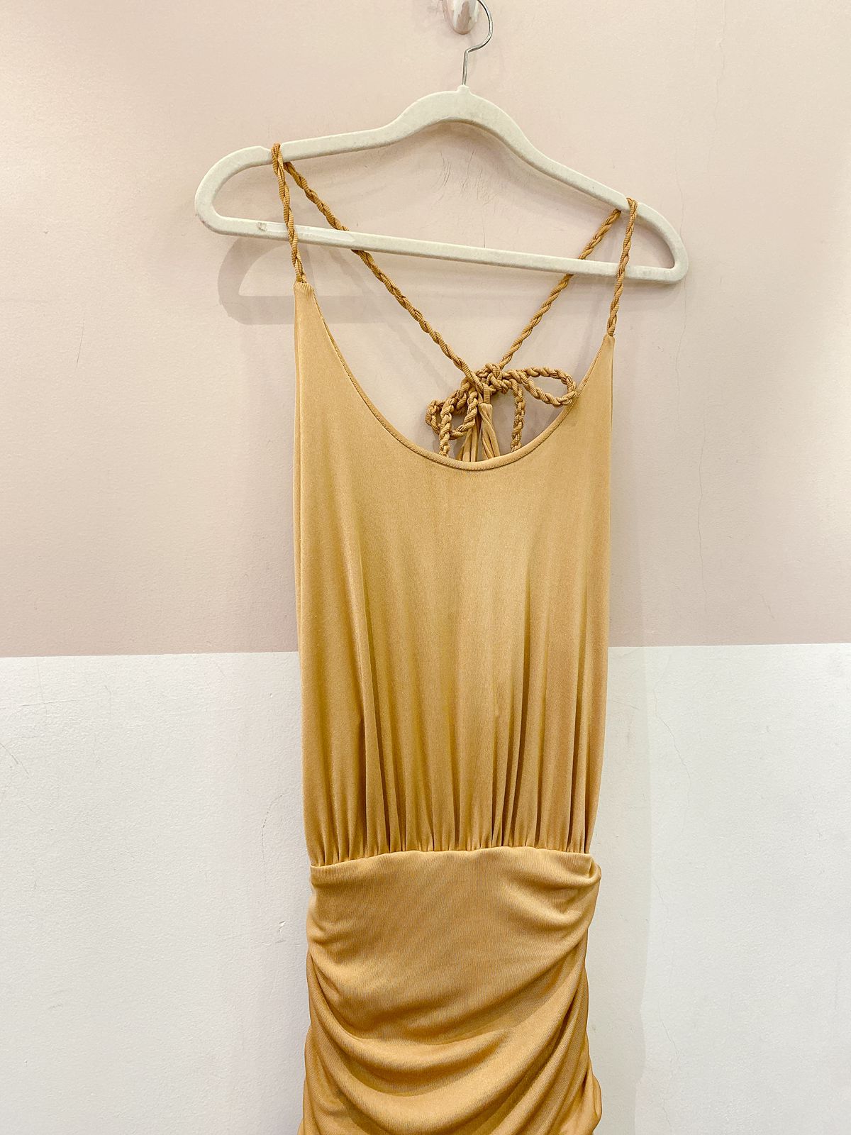 Vestido longo dourado Dress To M