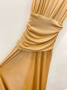 Vestido longo dourado Dress To M