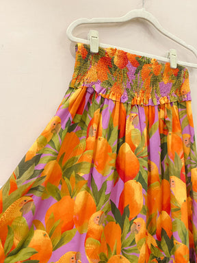 Saia estampada lastéx Farm PP