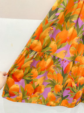 Saia estampada lastéx Farm PP