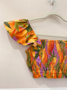 Cropped estampado lastéx Farm P